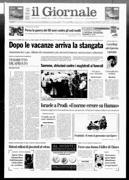 Il giornale : quotidiano del mattino